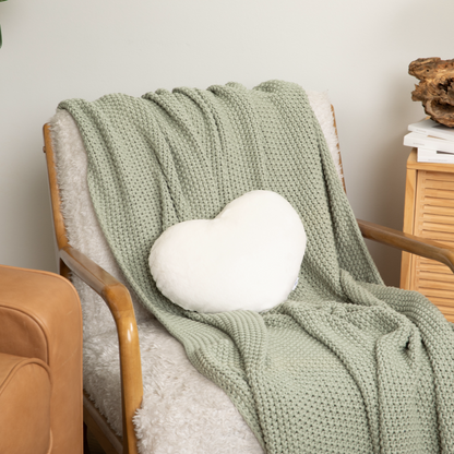 The Heart to Hug Pillow - Ivory
