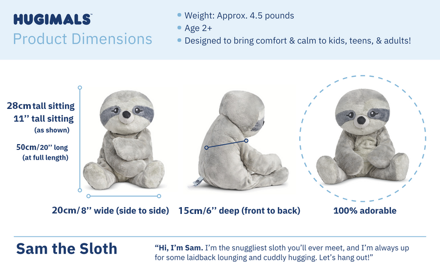 Hugimals - צ'ארלי הגור בובת כובד מחבקת