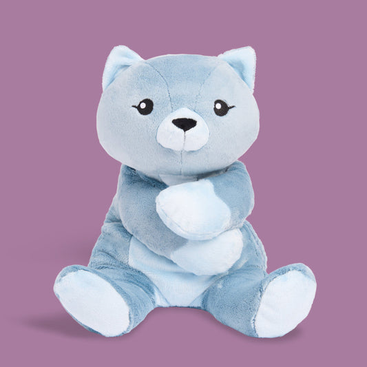 Hugimals - פראנקי החתול בובת כובד מחבקת