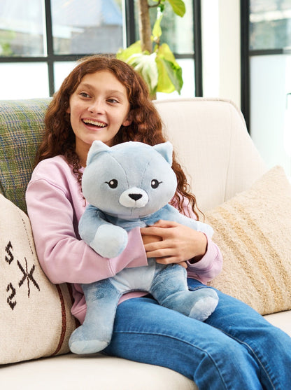 Hugimals - פראנקי החתול בובת כובד מחבקת